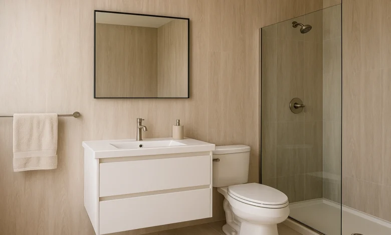 Por que todo mundo está falando sobre banheiros sem azulejos (e querendo copiar essa ideia)